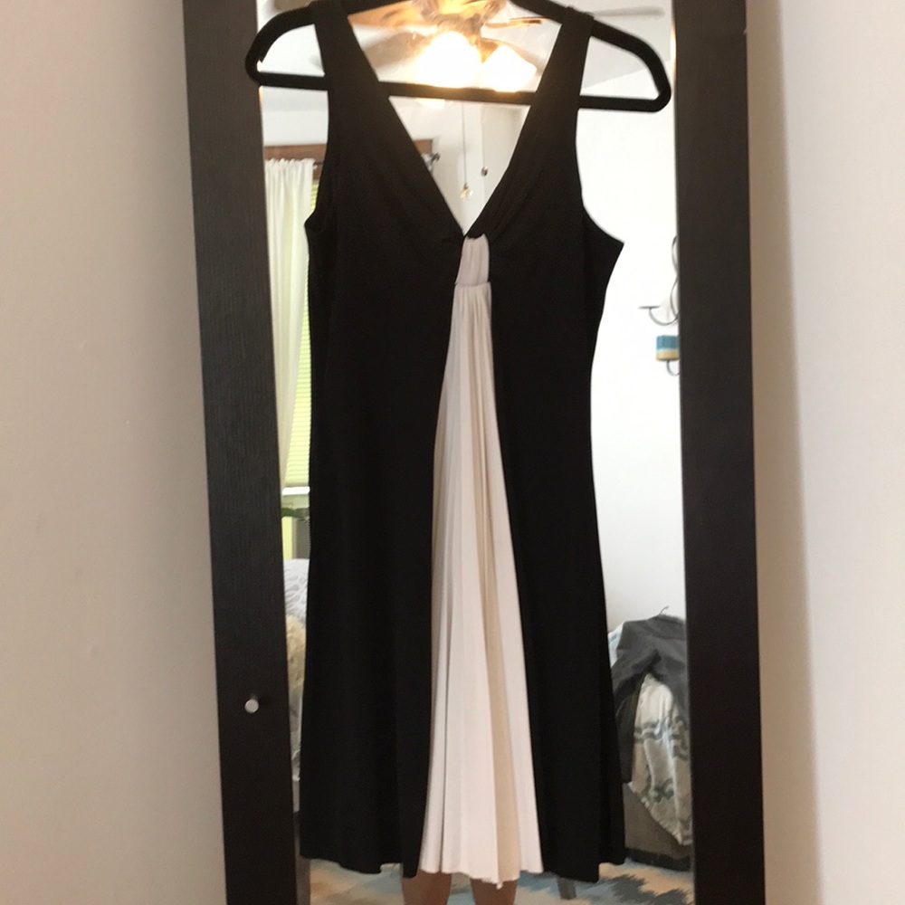 Black and white dress